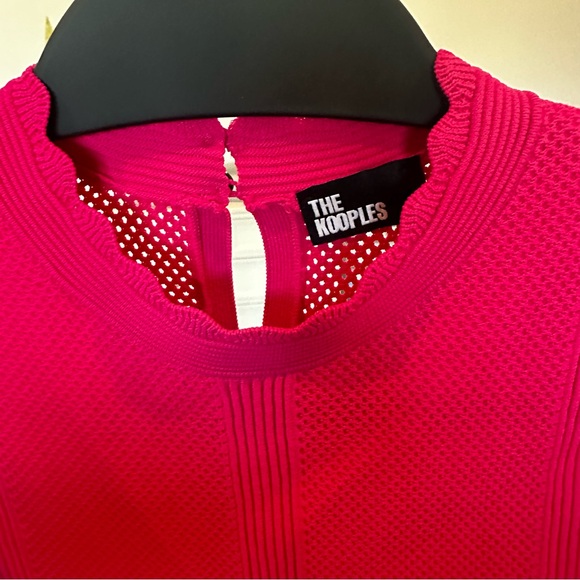 Kooples Pink Knit Dress - EUC - Picture 7 of 8